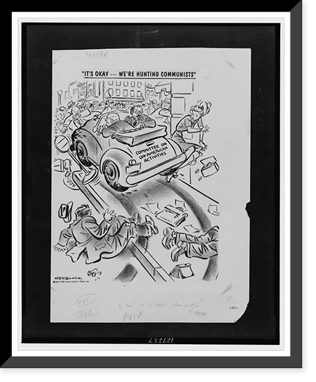 It's okay - we're hunting communists".Herblock.", Antique Wall Art