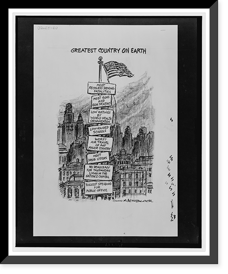 Greatest country on earth.Herblock, Historic Reproduction