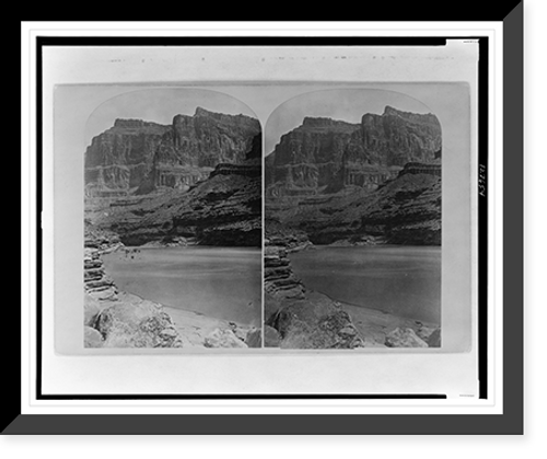 Historic Framed Print, Cliffs,  17-7/8" x 21-7/8"