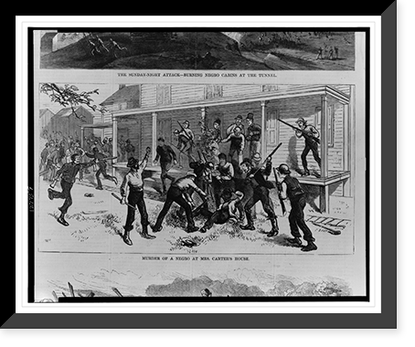 Murder of a Negro at Mrs. Carter's house Classic, Antique Poster