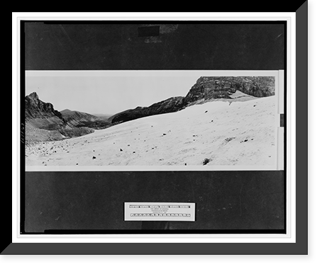 St. Vrain Glacier looking toward Morraine, Colorado, Vintage Poster