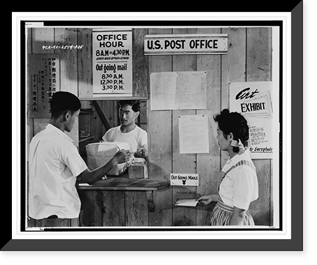 Puyallup (Wash.) Assembly Center - Parcel post and a full postal service is maintained at the Center, Antique Poster