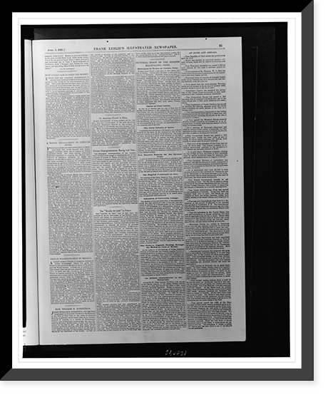 Page of text including article How Uncle Sam guards his money"", Vintage Wall Art