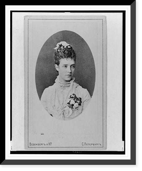 Princess Dagmar (later Empress Marīia Feodorovna) head-and-shoulders portrait, facing right - 2, Antique Wall Art