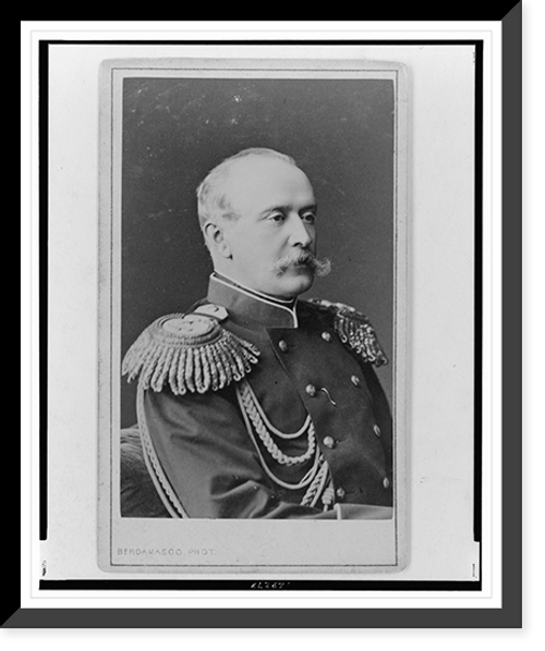 Historic Framed Print, [Petr Andreevich Shuvalov, half-length portrait, facing right, in uniform],  17-7/8" x 21-7/8"