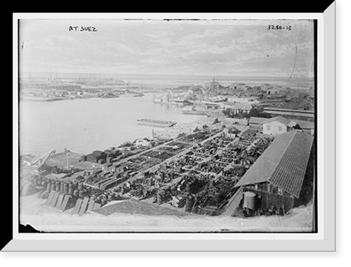 Historic Framed Print, At Suez,  17-7/8" x 21-7/8"