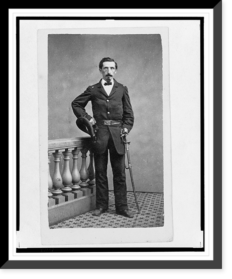 Lieutenant Francis (or Frank or Franz) L. Weber, Union officer in the 32nd Indiana Regiment, full-length portrait, standing, facing front.Davies & Merritt, Indianapolis, Ind. Heritage Wall Art Pr