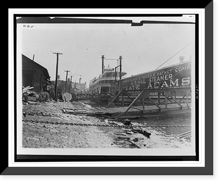Memphis, Tenn., looking down stream, April 22, 1927 - 2, Historic Print