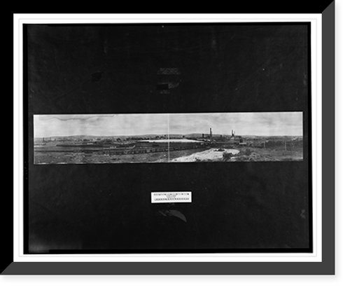 Historic Framed Print, Birds eye view of Virginia, Minn.,  17-7/8" x 21-7/8"