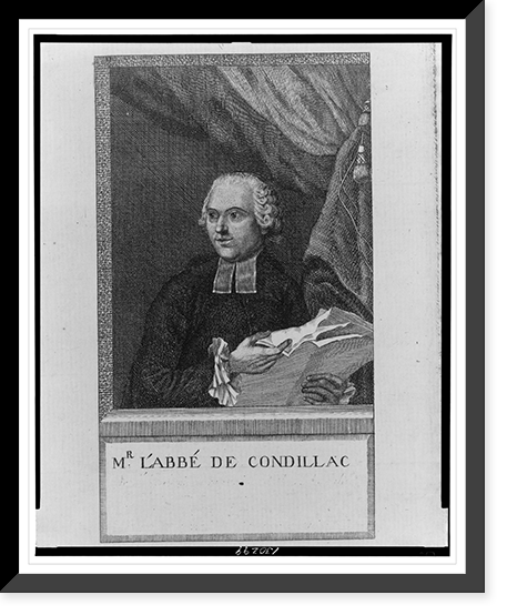 Mr. L'abb&eacute; Condillac, Vintage Print