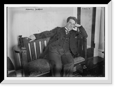 Johannes Semdach at piano - 2, Vintage Poster