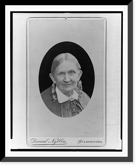Vintage Portrait - Fredrika Runeberg, Finnish novelist/poet