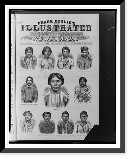 The Modoc indians.from photographs taken by C.F. sic Watkins, San Francisco, Antique Poster