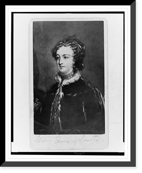 Mary Queen of Scots.G. W. Wilson & Co. Classic, Vintage Print