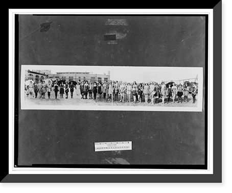 Contestants Bathing Girl Revue, Galveston, Tex., May 13, 1923, Antique Poster