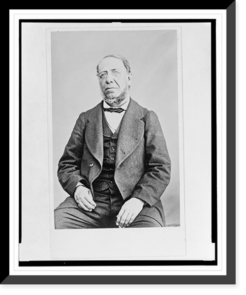 Historic Framed Print, [Jose Maria Lacunza, half-length portrait, seated, facing front],  17-7/8" x 21-7/8"