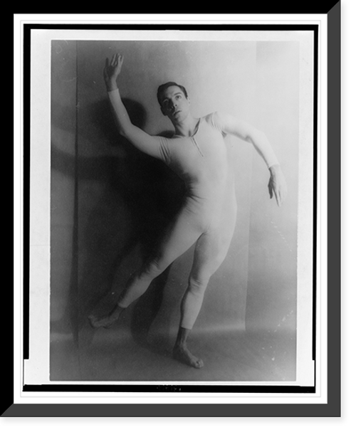 Historic Framed Print, [Portrait of Paul Taylor, in Episodes, New York City Ballet],  17-7/8" x 21-7/8"