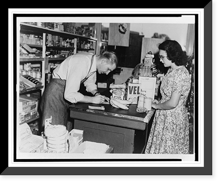 Historic Framed Print, Banana marketing. End of the line,  17-7/8" x 21-7/8"