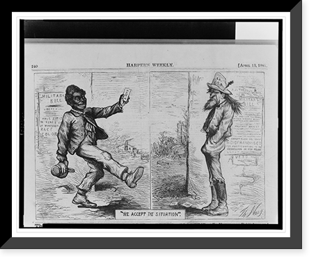 We accept the situation.Th. Nast. Classic, Antique Poster