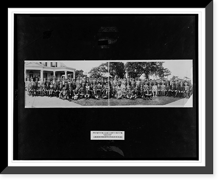 Visit of Democratic Members of House of Representatives to Gov. Woodrow Wilson, Sea Girt, N.J., July 20, 1912, Antique Poster