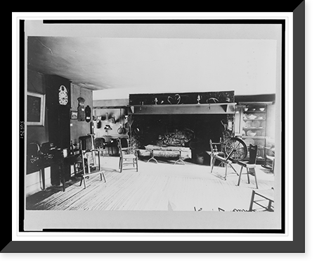 Kitchen of Washington's headquarters, Morristown, New Jersey, Antique Poster