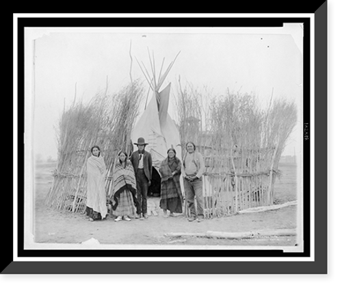 Historic Framed Print, Arappaho [i.e., Arapaho] Indians,  17-7/8" x 21-7/8"