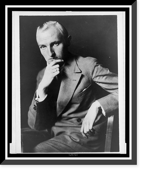 Ernst Glaeser, three-quarter length portrait, seated, facing front, Antique Print