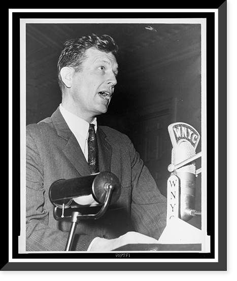 Congressman John V. Lindsay speaking at Board of Estimate meeting at City Hall on expressway.World Telegram & Sun photo by Fred Palumbo, Historic Reproduction