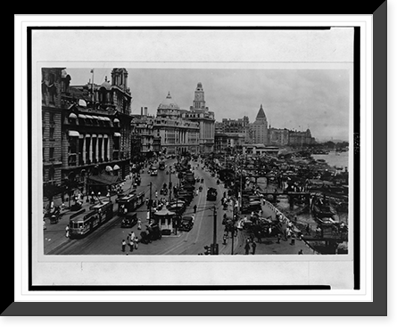 Historic Framed Print, The New York City" of China. Asia's second largest city ...",  17-7/8" x 21-7/8"
