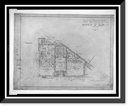 House (residence") for the Honorable and Mrs. A.B. Butler, 1744 R Street, N.W., Washington, D.C. Basement", Historic Print