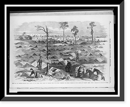 The war in Virginia - Butler's lines south of the James, with troops in position near our centre, awaiting an attack previous to the arrival of Grant's Army, June 3.sketched by our artist, E.F. Mul