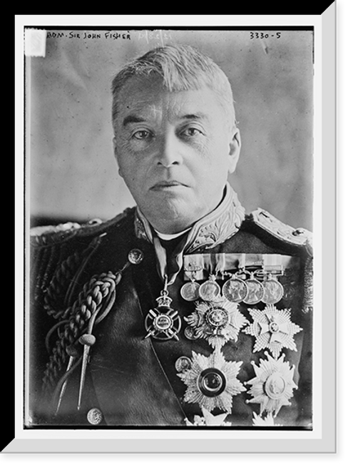 Historic Framed Print, Adm. Sir John Fisher - 2,  17-7/8" x 21-7/8"