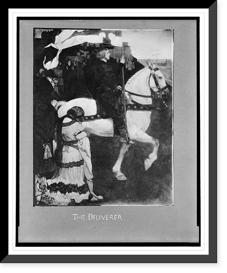 Historic Framed Print, The deliverer,  17-7/8" x 21-7/8"