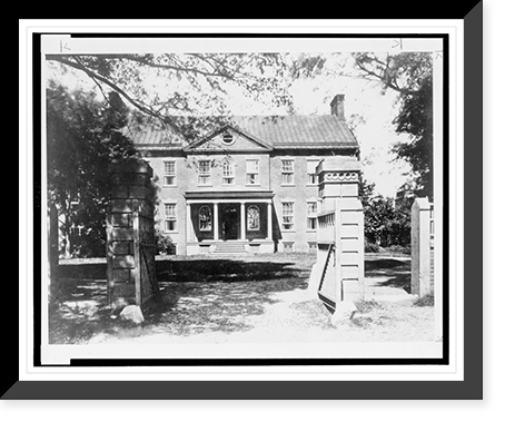 Historic Framed Print, [Duddington mansion, Carroll residence, F and 2nd Sts. S.E., Capitol Hill, Washington, D.C.] - 2,  17-7/8" x 21-7/8"