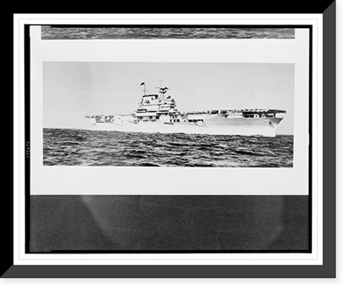 Historic Framed Print, USS Yorktown,  17-7/8" x 21-7/8"