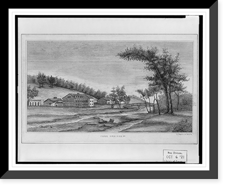 Antique Photo Print - York Springs, Pa.W. Wagner sc York Pa