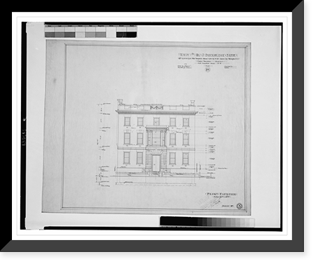 Antique Architecture - Washington DC - House for Mrs, 1734 (1)