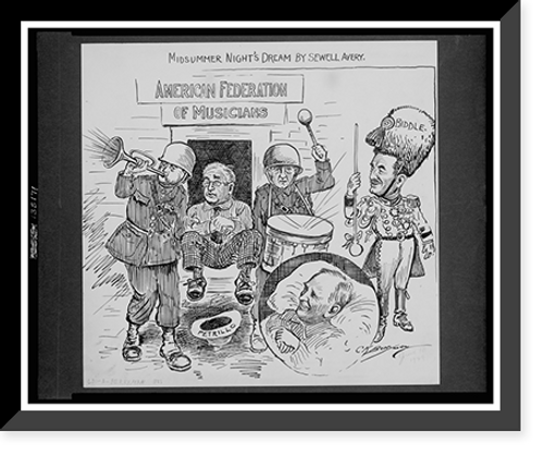Historic Framed Print, Midsummer Night's Dream by Sewell Avery,  17-7/8" x 21-7/8"