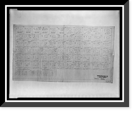 Historic Framed Print, Architectural drawing for porcelain enamel cladded panels for A & W Hot Shoppes, 14th Street and Rhode Island Avenue, Washington, D.C.; 136 Maryland Avenue, Hyattsville, Maryland; Mt.,  17-7/8" x 21-7/8"