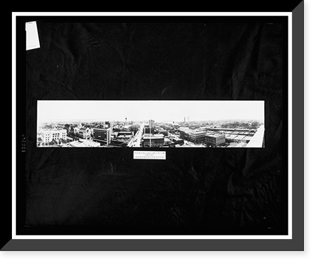 Historic Framed Print, South view from Citizens Bank Bldg., Tampa, Fla.,  17-7/8" x 21-7/8"