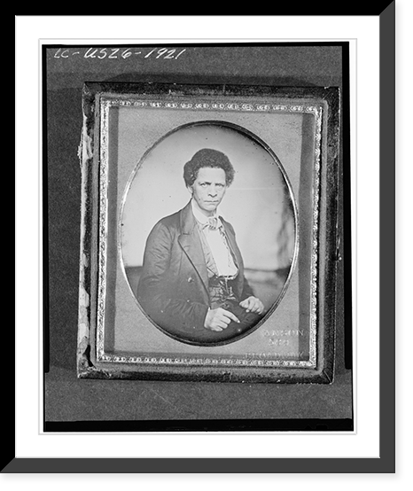 Historic Framed Print, [Joseph Jenkins Roberts, half-length portrait, full face] - 3,  17-7/8" x 21-7/8"