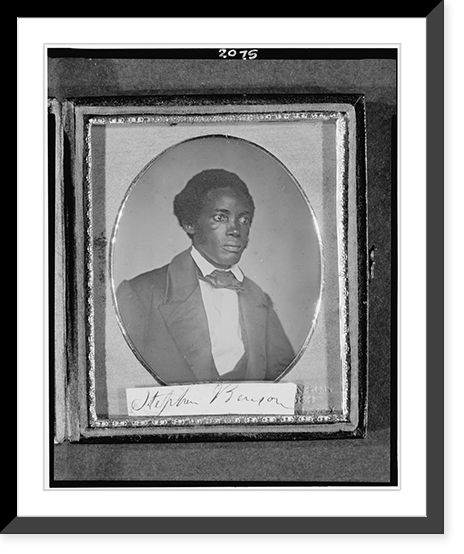 Historic Framed Print, [Stephen Allen Benson, head-and-shoulders portrait, three-quarters to the right] - 2,  17-7/8" x 21-7/8"