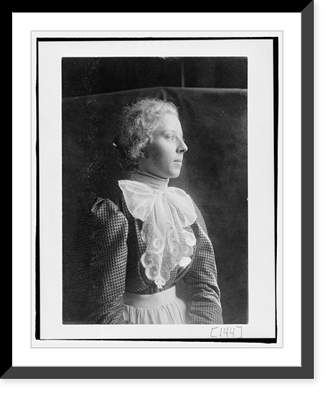 Historic Framed Print, [African American woman, half-length portrait, facing right] - 16,  17-7/8" x 21-7/8"