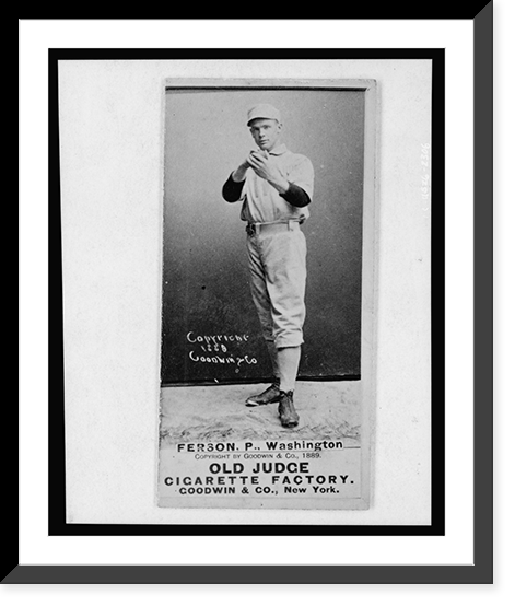 Historic Framed Print, Old Judge (N172) - 10,  17-7/8" x 21-7/8"