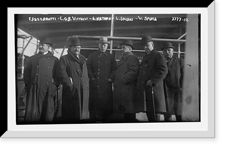 F. Fezzarotti, C.G.B. Vittelli, E. Nathan, L. Salani, V. Sama, Historic Reproduction
