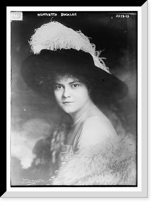 Historic Framed Print, Henrietta Buckler,  17-7/8" x 21-7/8"
