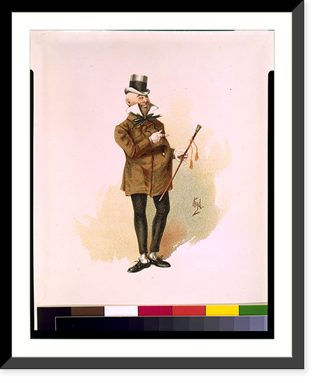 Historic Framed Print, Mr. Micawber.Kyd.,  17-7/8" x 21-7/8"
