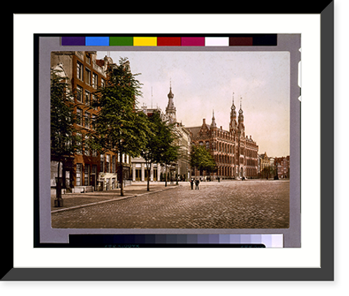 Historic Framed Print, Amsterdam Postkantoo,  17-7/8" x 21-7/8"