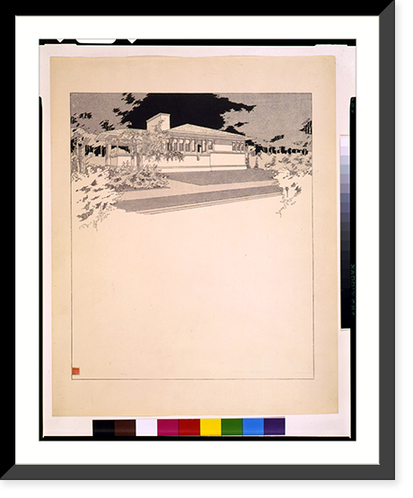 Historic Framed Print, [System of prefabricated houses (American System-Built Houses") for the Richards Company Proprietors,  Milwaukee. Front]" - 2,  17-7/8" x 21-7/8"