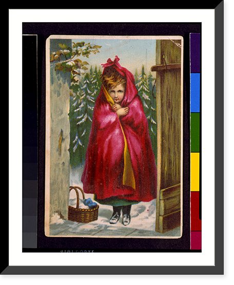 Historic Framed Print, Little Red-Riding-Hood,  17-7/8" x 21-7/8"